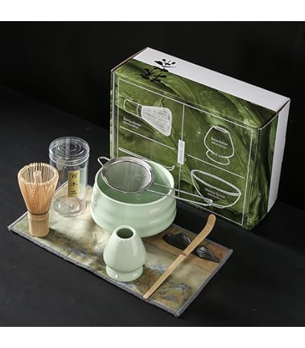 Amazon｜茶道具セット 桐短冊箱茶道具セット 棗黒塗り｜お点前セット